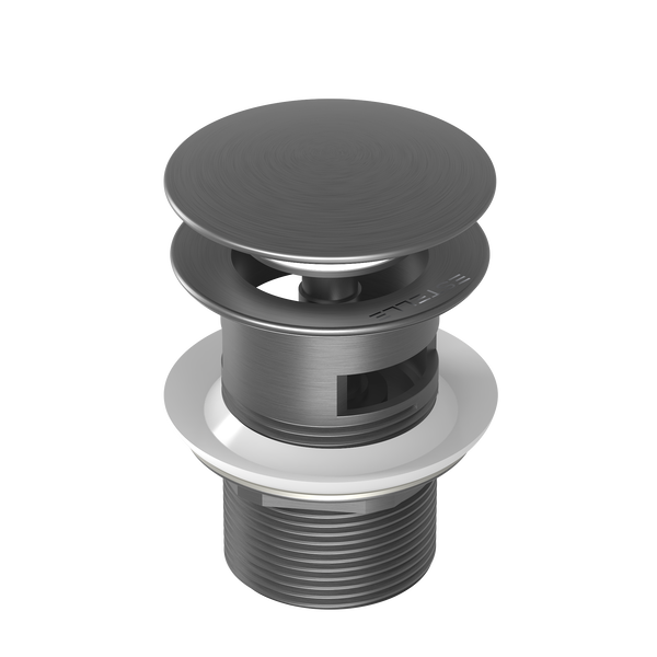 Pinnacles Basin Waste with Overflow Brushed Gun Metal