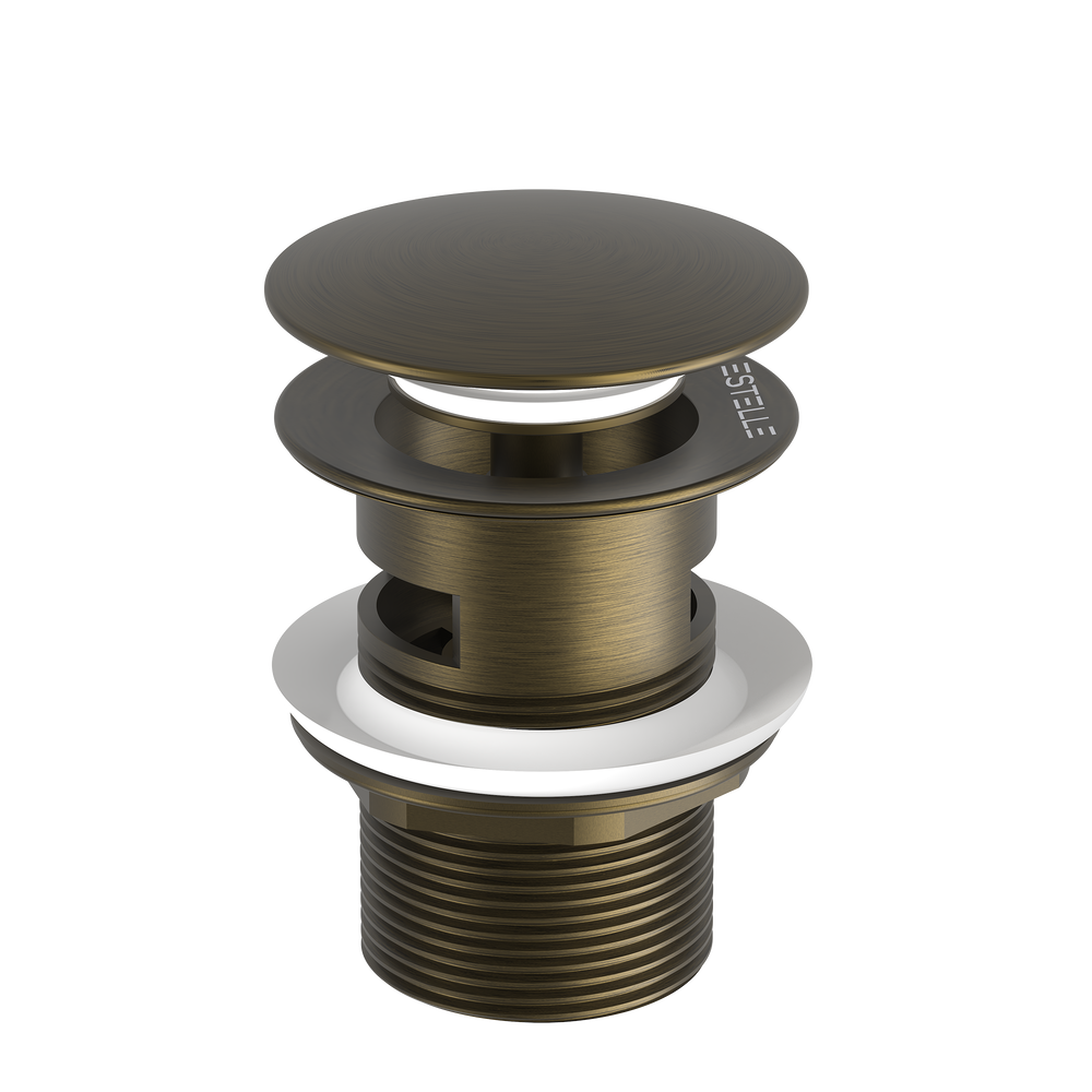 Pinnacles Basin Waste with Overflow Antique Brass