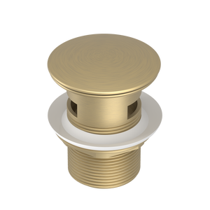 Pinnacles Basin Waste with Overflow Soft Gold Brushed