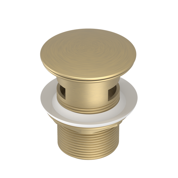 Pinnacles Basin Waste with Overflow Soft Gold Brushed