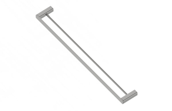 Boston Towel Rail Double 800mm Satin Nickel