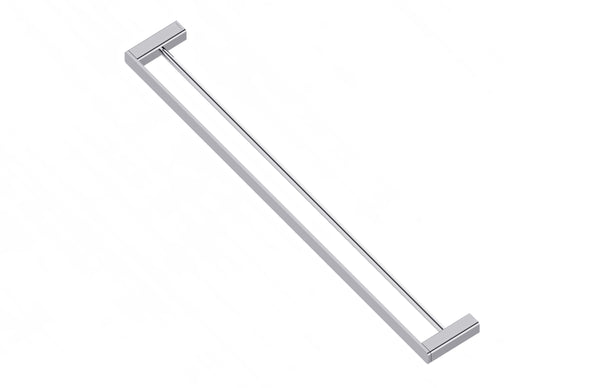 Boston Towel Rail Double 800mm Polished Chrome