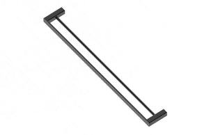 Boston Towel Rail Double 800mm Matte Black