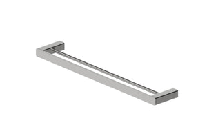 Boston Towel Rail Double 600mm Satin Nickel