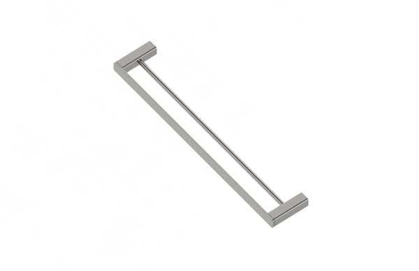 Boston Towel Rail Double 600mm Satin Nickel