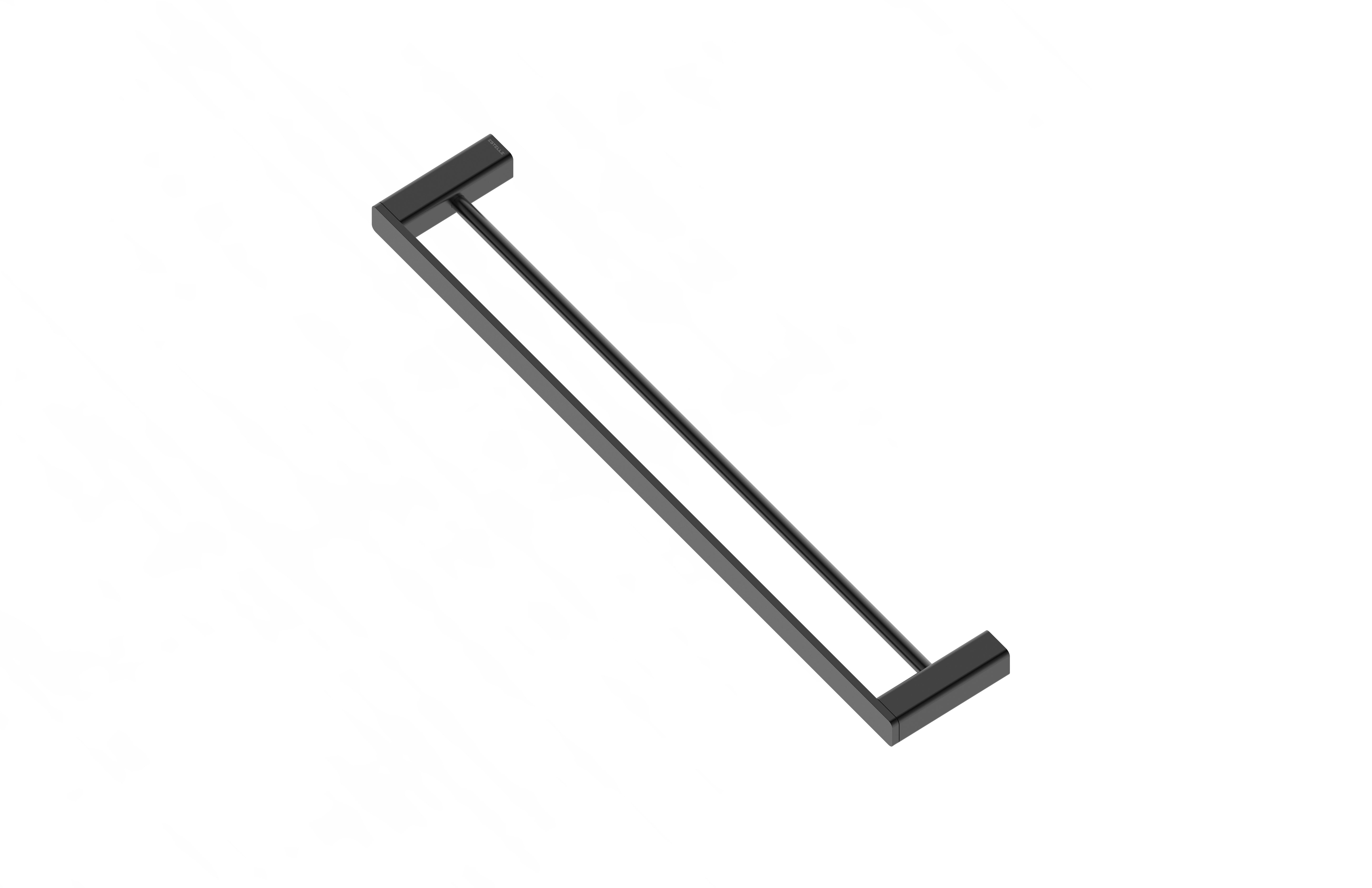 Boston Towel Rail Double - 600 Matte Black