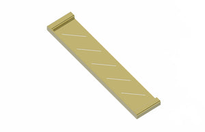 Boston Shower Shelf 600mm Brushed Brass