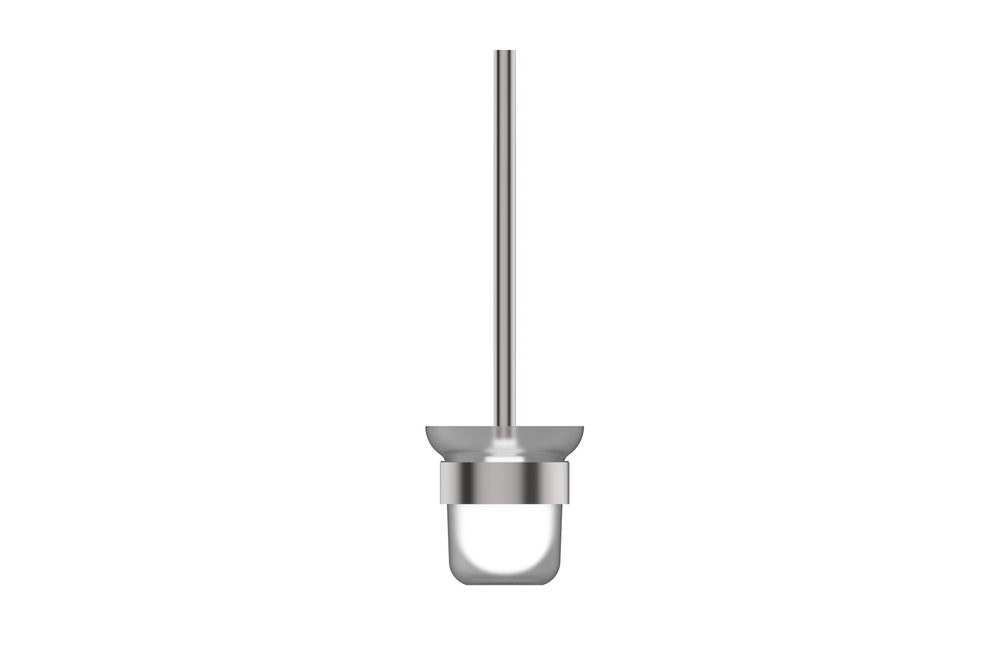 Statesman Toilet Brush and Holder Satin Nickel