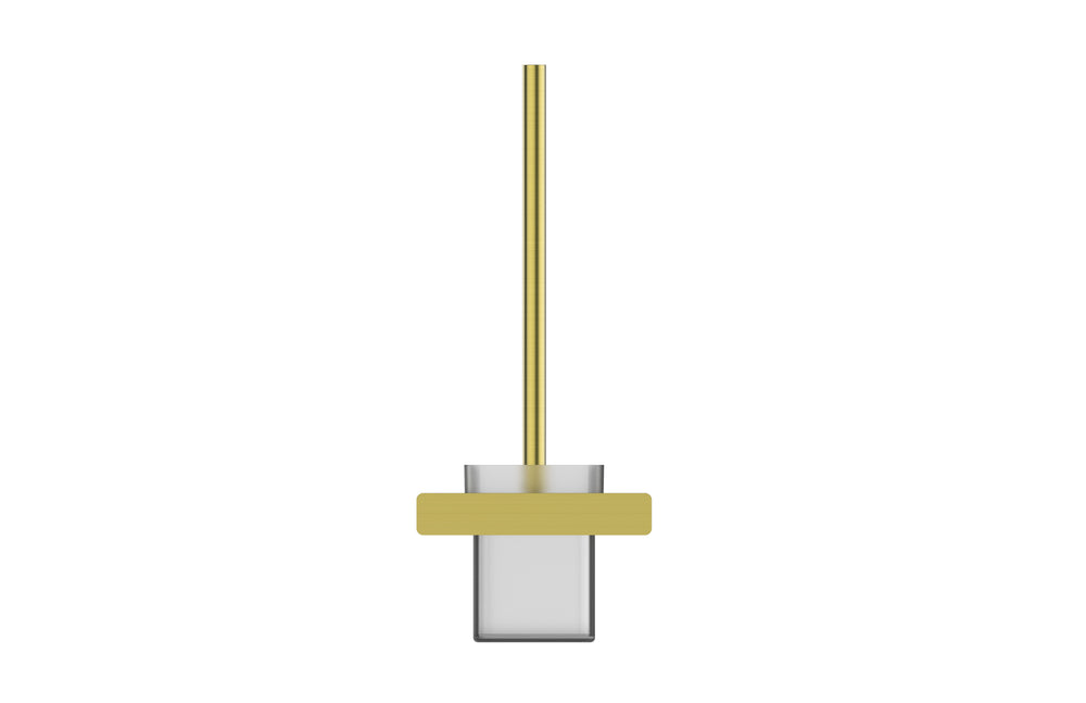 Boston Toilet Brush and Holder Brushed Brass
