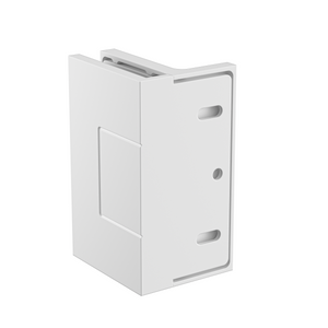 Statesman Wall to Glass Clamp with leg White