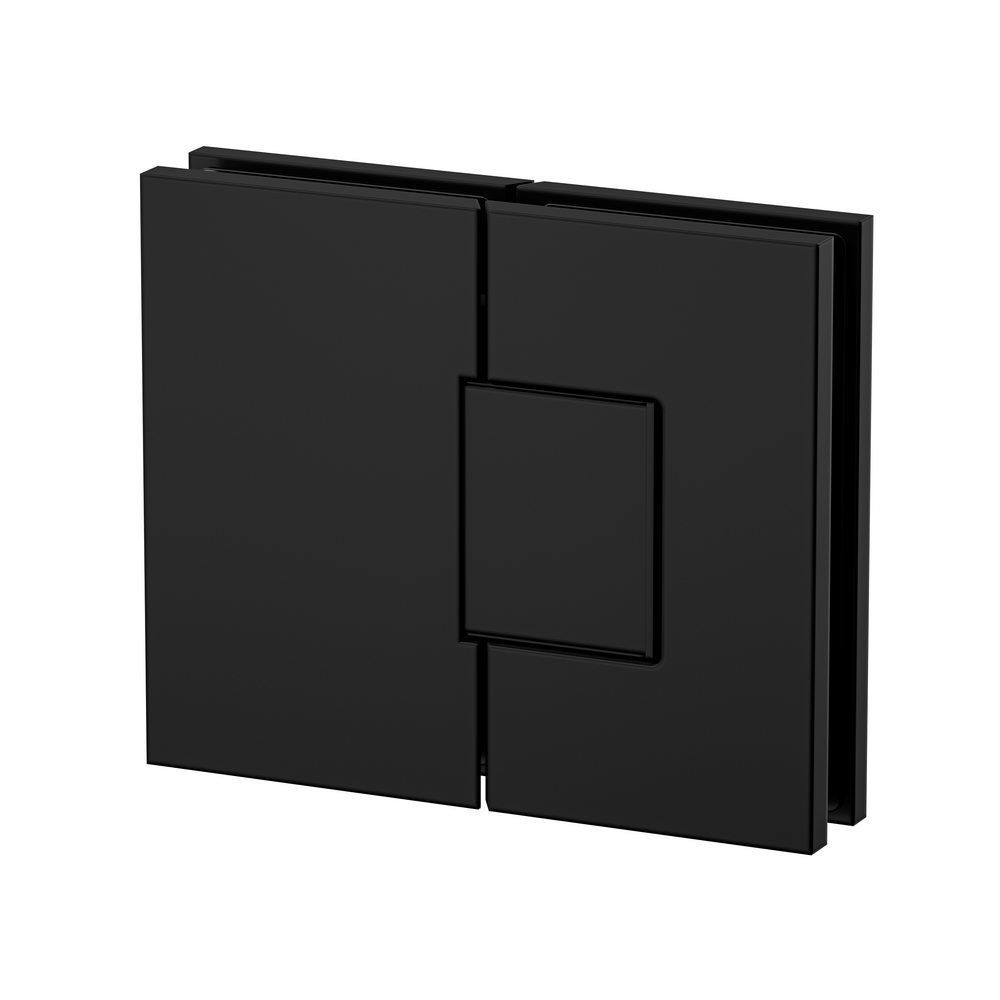 Statesman Glass to Glass 180 Degree Hinge Matte Black