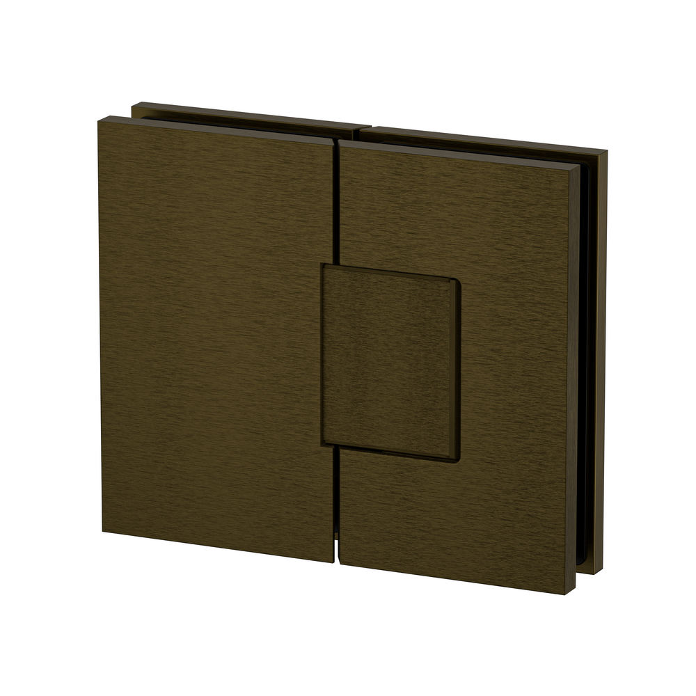 Statesman Glass to Glass 180 Degree Hinge Antique Brass