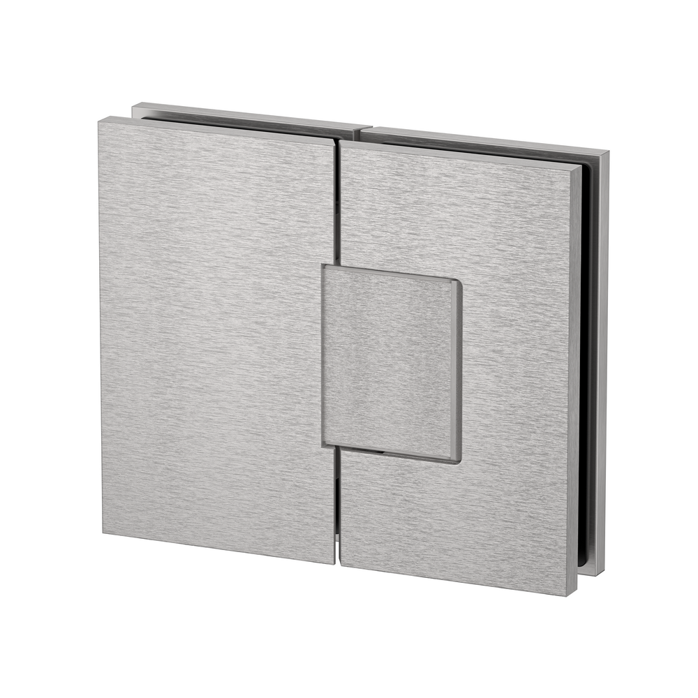 Statesman Glass to Glass 180 Degree Hinge Satin Nickel