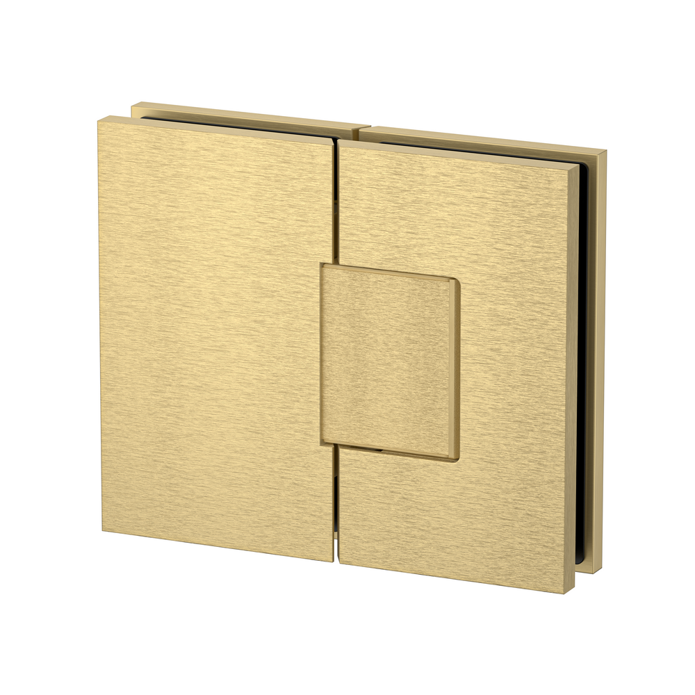 Statesman Glass to Glass Hinge Soft Gold Brushed
