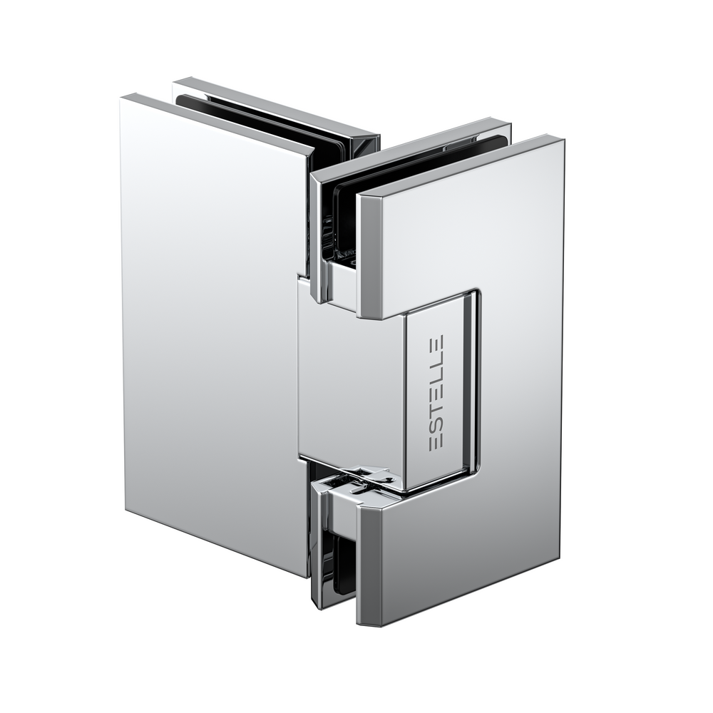 Statesman Glass to Glass Hinge Polished Chrome