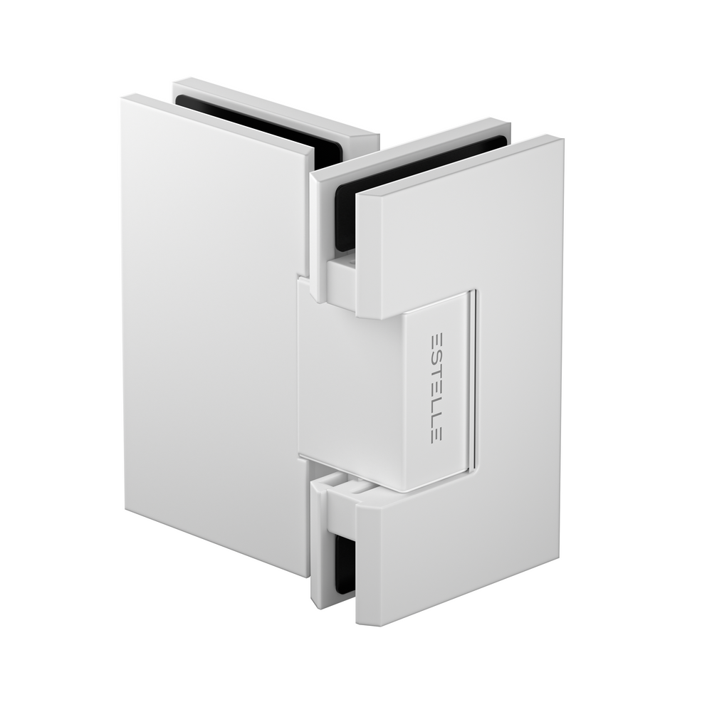 Statesman Glass to Glass Hinge  White