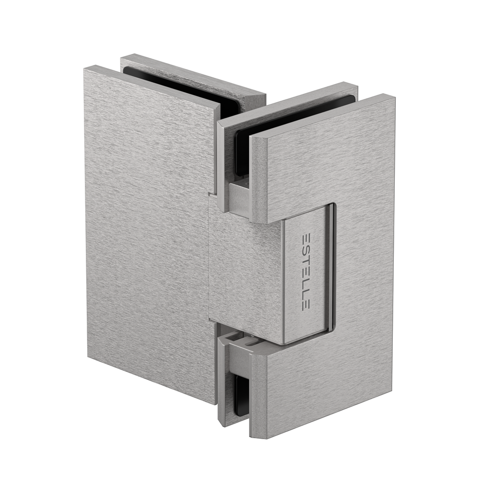 Statesman Glass to Glass Hinge Satin Nickel