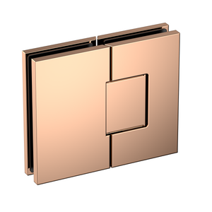 Statesman Glass to Glass Hinge Polished Rose Gold