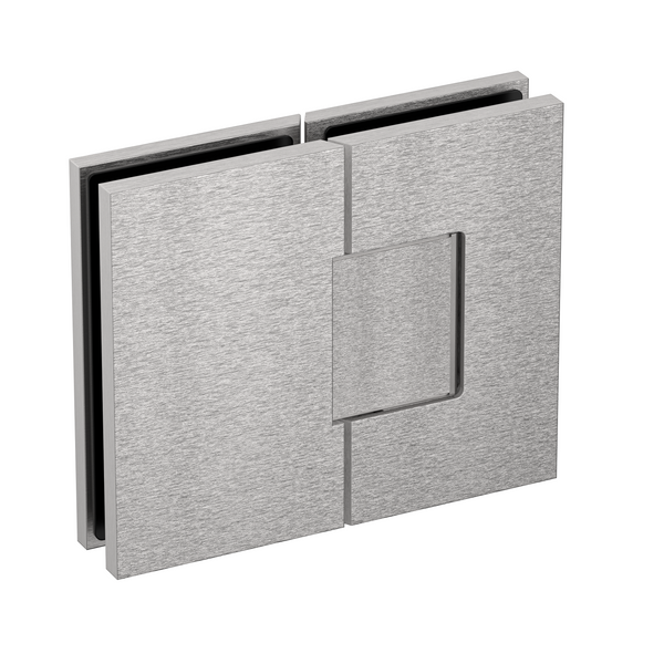 Statesman Glass to Glass Hinge Satin Nickel