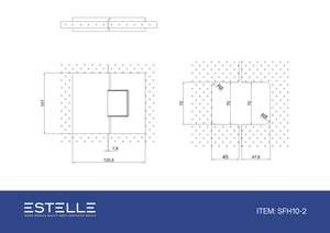 Statesman Glass to Glass Hinge Polished Chrome