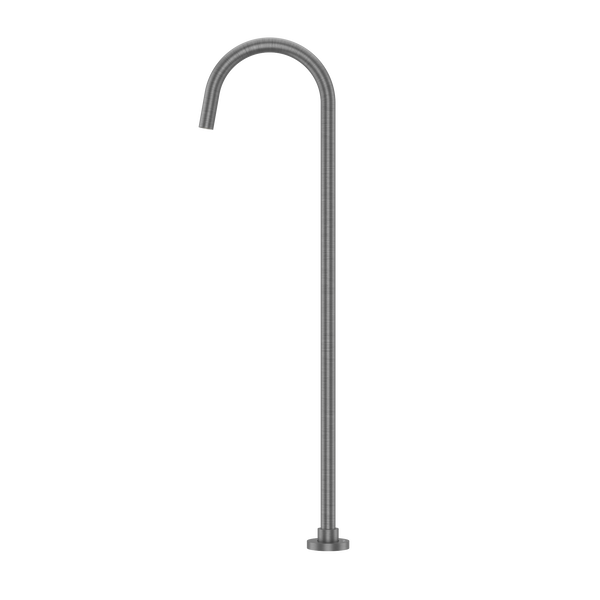 Pinnacles Floor Standing Bath Spout Brushed Gun Metal