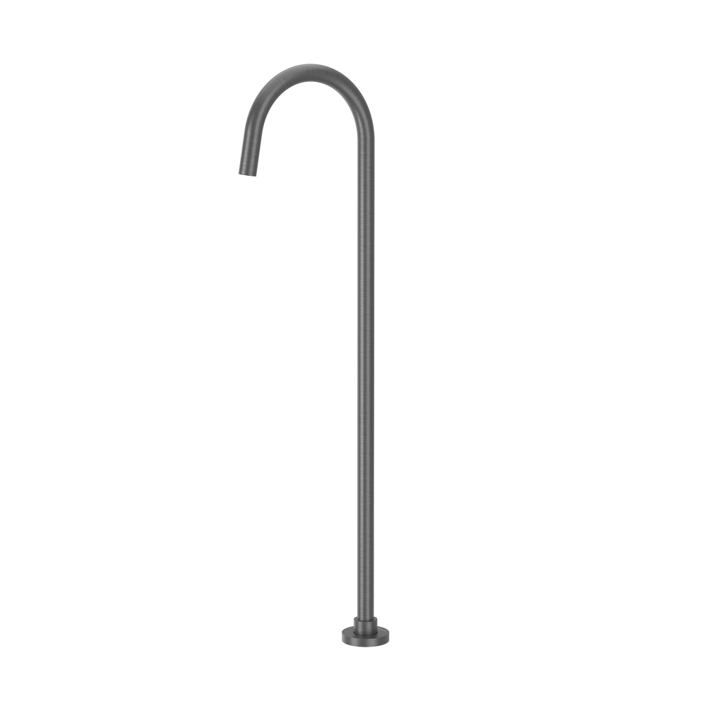 Pinnacles Floor Standing Bath Spout Brushed Gun Metal
