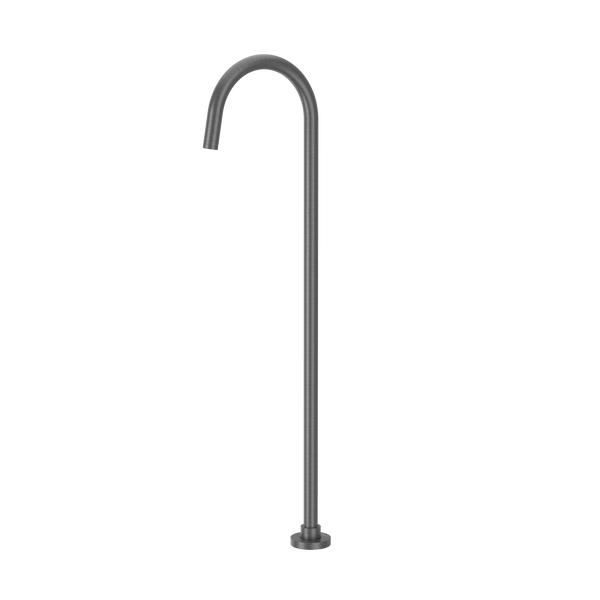 Pinnacles Floor Standing Bath Spout Brushed Gun Metal