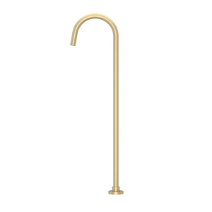 Pinnacles Floor Standing Bath Spout Soft Gold Brushed