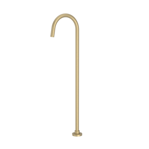Pinnacles Floor Standing Bath Spout Soft Gold Brushed