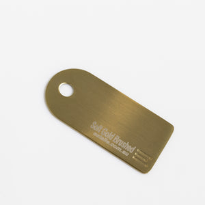 Soft Gold Brushed Colour Sample 