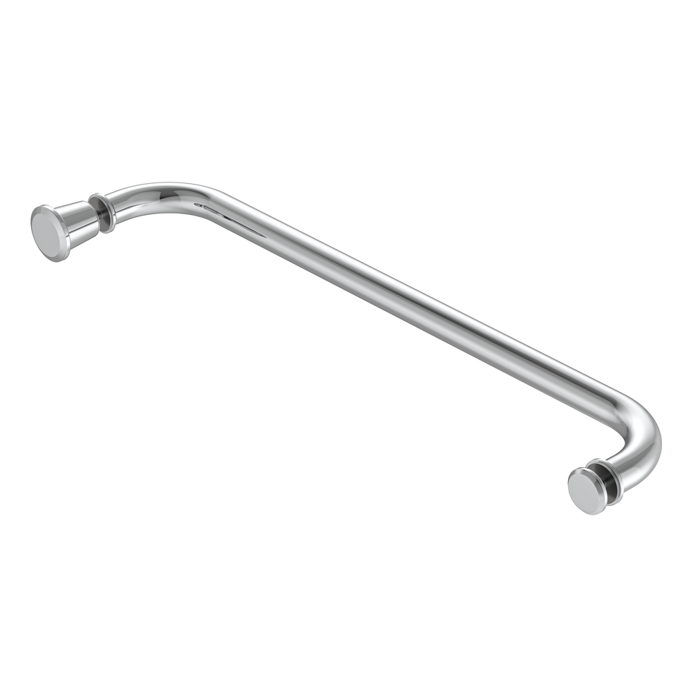 Round Towel Rail with EK5 Door Knob Polished Chrome