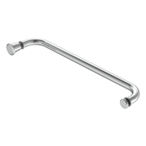Round Towel Rail with EK5 Door Knob Polished Chrome