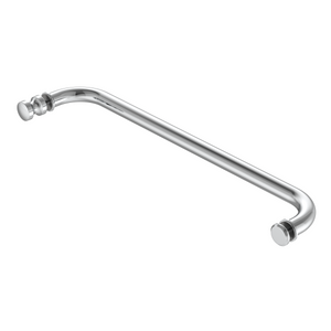Round Towel Rail with IEK8 Door Knob Polished Chrome