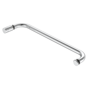 Round Towel Rail with IDK6 Door Knob Polished Chrome
