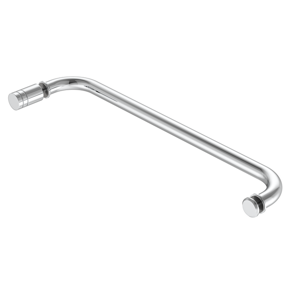 Round Towel Rail with IDK6 Door Knob Polished Chrome