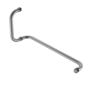 Round Shower Handle with Towel Rail Polished Chrome