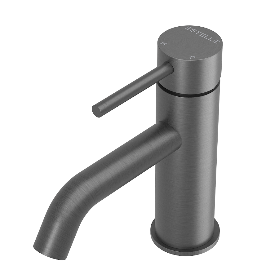 Pinnacles Basin Tap Mixer Brushed Gun Metal
