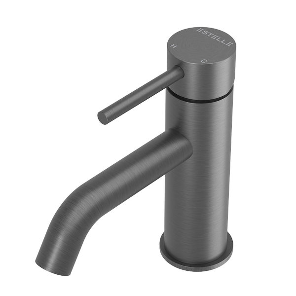 Pinnacles Basin Tap Mixer Brushed Gun Metal