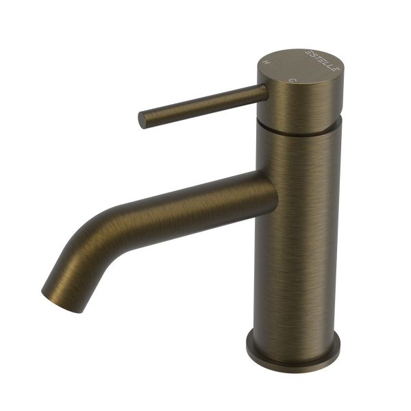 Pinnacles Basin Tap Mixer Antique Brass