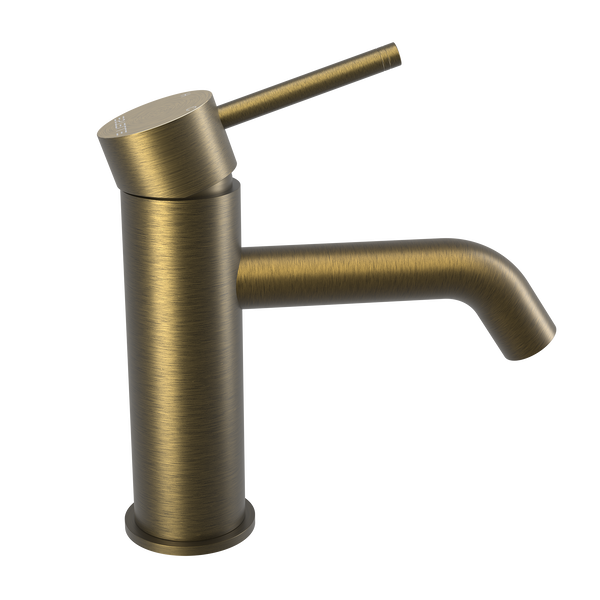 Pinnacles Basin Tap Mixer Antique Brass