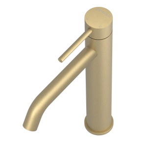 Pinnacles Tall Basin Tap Mixer Soft Gold Brushed