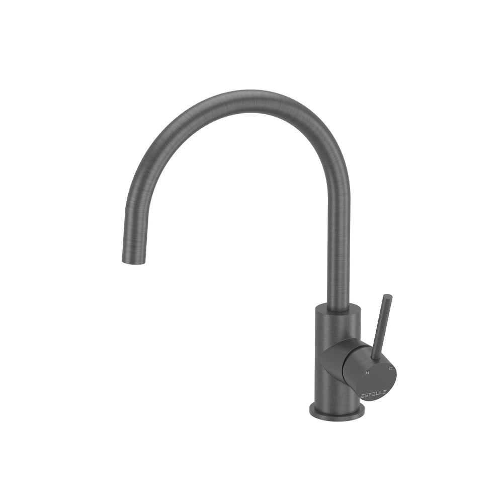 Pinnacles Kitchen Mixer in Brushed Gun Metal