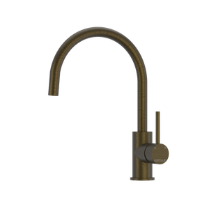 Pinnacles Kitchen Mixer in Antique Brass