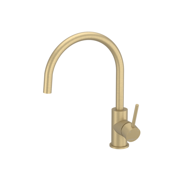 Pinnacles Kitchen Mixer Soft Gold Brushed