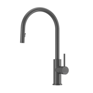 Pinnacles Pull Out Kitchen Mixer Brushed Gun Metal