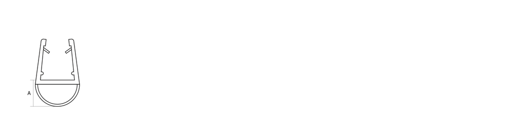 PVC Water Seal WS2-6 2200mm Clear