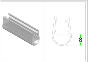 PVC Water Seal WS2-6 2200mm Clear