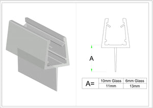 PVC Water Seal WS3-10 2200mm Clear