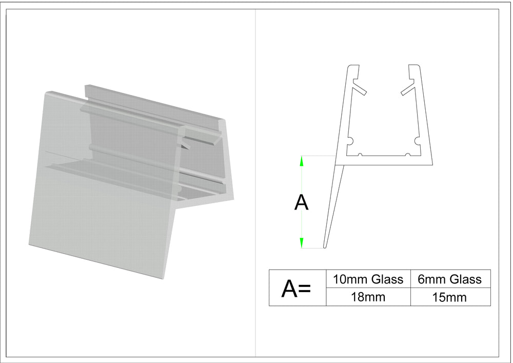 PVC Water Seal WS4-10 2200mm Clear