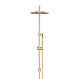 Pinnacles Shower Rail Set Soft Gold Brushed
